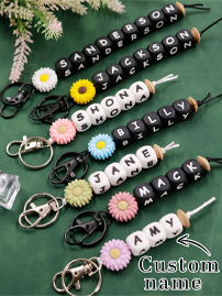 Customized Acrylic Name Keychain