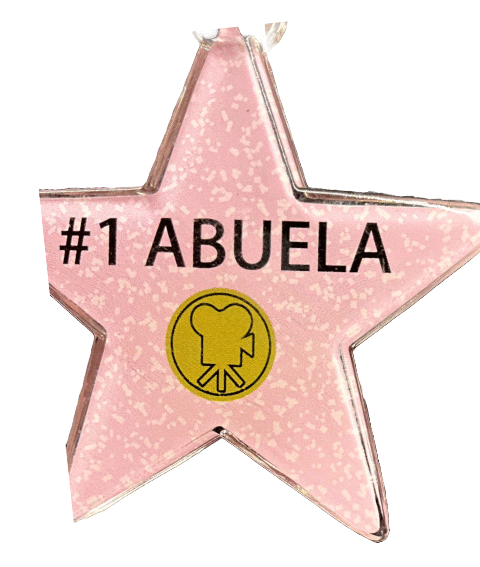 #1 Abuela Star Keychain – Hollywood Walk of Fame Style