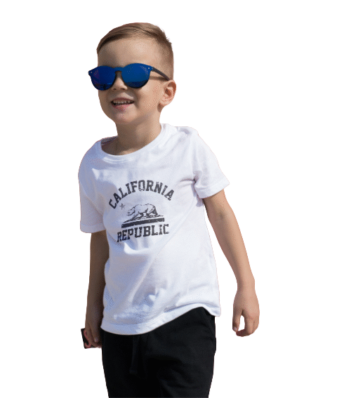 California Republic Kids T-Shirt – White