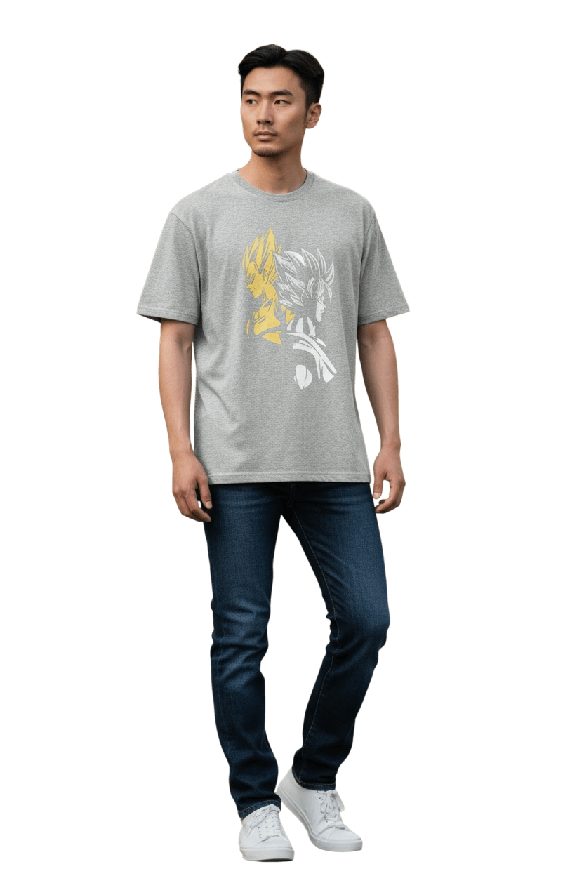 Pro Club Dragon Ball Z Goku & Vegeta Metallic T-Shirt
