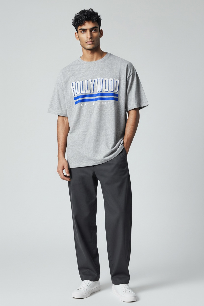 Pro Club Hollywood California Graphic T-Shirt