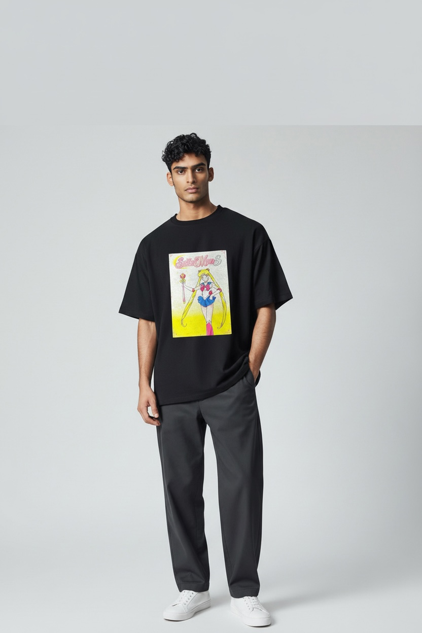 Pro Club Sailor Moon Black T-Shirt