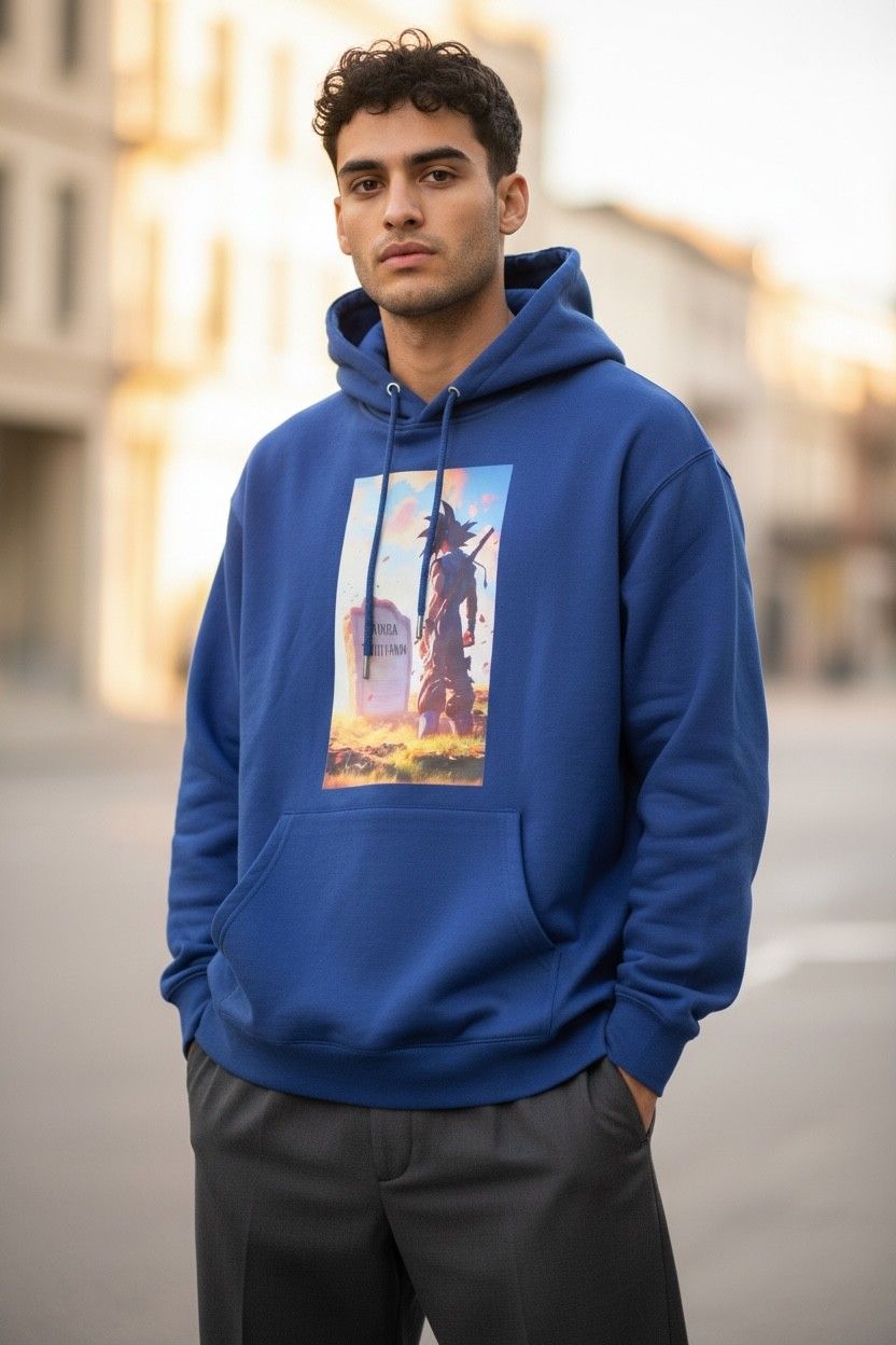 Rest in peace Goku at the grave Hoodie
