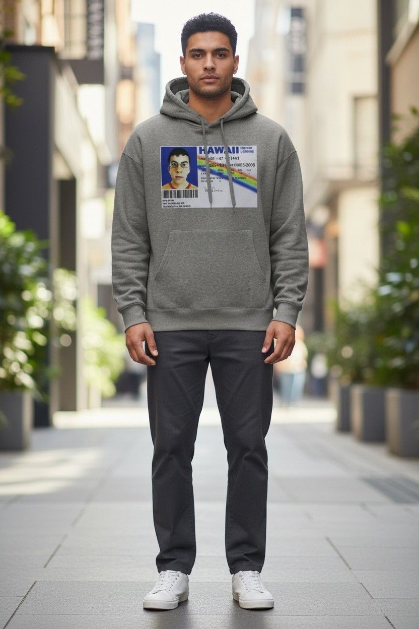 Hawaii ID Print Hoodie